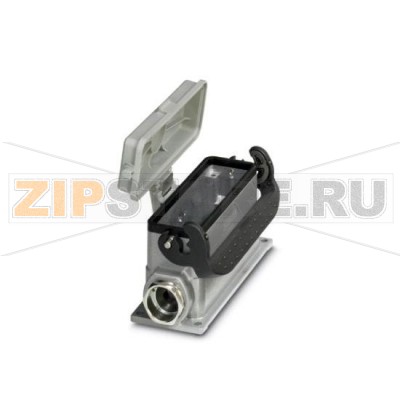 Приборный корпус с одной защелкой Phoenix Contact HC-B 24-SMLD-67/M2PG21 высота 67 мм, с резьбовым соединением, 2x Pg21, с защитной крышкой.Минимальный заказ: 10 шт.Упаковка: 10 шт.