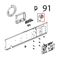 Curva a 90 °C, raccordo scarico Unox XBC 604P