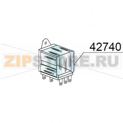 Bipolar relay in deviation DIHR HT 11 Bipolar relay in deviation DIHR HT 11Запчасть на деталировке под номером: 42740Название запчасти на английском языке: Bipolar relay in deviation DIHR HT 11