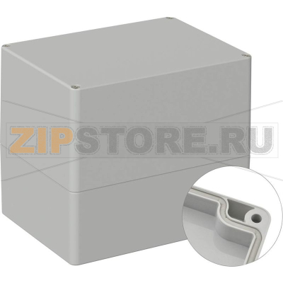 Корпус универсальный 160x120x140 мм, материал: акрилонитрил, серо-белый, 1 шт TRU Components TC-9065712 