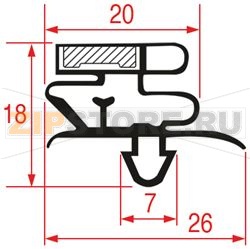 УПЛОТНИТЕЛЬ ВСТАВНОЙ 1525X595 ММ 