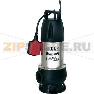 Насос дренажный для грязной воды 24000 л/ч, 9 м, 1 шт T.I.P. 30140 