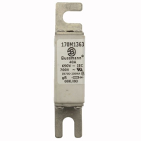 Предохранитель, 40 A, AC 690 В, 200 кА, DIN 000, 21x40x100 мм, gR, DIN, IEC Eaton FUSE 40A 690V