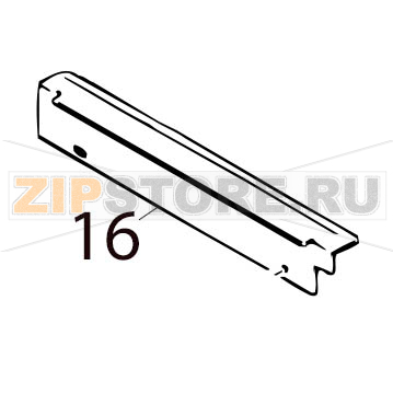 Cutter guide plate B Toshiba TEC B-SX5T-TS22-QM-R Cutter guide plate B Toshiba TEC B-SX5T-TS22-QM-RЗапчасть на деталировке под номером: 16