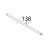 Shaft (dis roller) Sato CT412LX DT