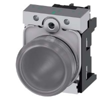 СВЕТОВОЙ ИНДИКАТОР, 22MM, КРУГЛЫЙ, МЕТАЛЛИЧЕСКИЙ ГЛЯНЦЕВЫЙ, ПРОЗРАЧНЫЙ МАТОВЫЙ РАССЕИВАТЕЛЬ, С ДЕРЖАТЕЛЕМ, МОДУЛЬ ПОДСВЕТКИ С ИНТЕГРИРОВАННЫМ СВЕТОДИОДОМ 230V AC, ВИНТОВЫЕ КЛЕММЫ, С ГРАВИРОВКОЙ ЛАЗЕРОМ, UPPER AND LOWER CASE, START OF WORD ALWAYS UPPER CAS