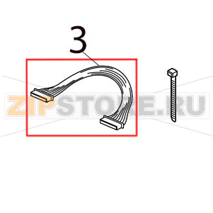 Ribbon end sensor harness Toshiba TEC B-SX5T-TS12/22-CN Ribbon end sensor harness Toshiba TEC B-SX5T-TS12/22-CNЗапчасть на деталировке под номером: 3