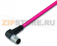 кабель sercos; 4-пол.; Вилка M12, прямой угол; Длина: 10 м Wago 756-1602/060-100
