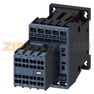 КОНТАКТОР, 3 ПОЛ., AC-3, 5.5KW/400V, 2NO+2NC, AC 230V, 50/60 HZ, ТИПОРАЗМЕР S00 ПРУЖИННЫЕ КЛЕММЫ REMOVABLE AUX. SWITCH Siemens 3RT2017-2AP04 