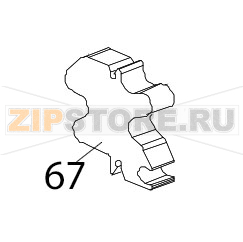 Heat sink Zebra TTP-2010 Heat sink Zebra TTP-2010Запчасть на деталировке под номером: 67