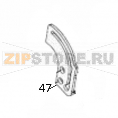 Ribbon frame stopper Sato CG212ТТ Ribbon frame stopper Sato CG212ТТЗапчасть на деталировке под номером: 47Название запчасти на английском языке: Ribbon frame stopper Sato CG212ТТ.