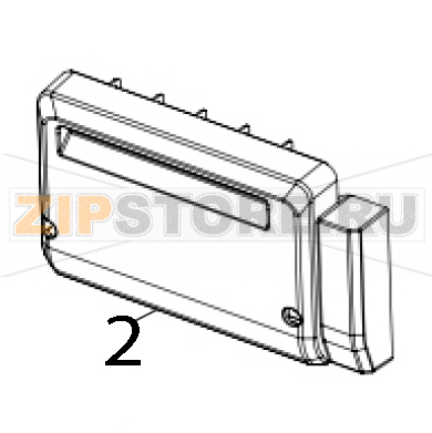 Отрезчик усиленный (роторный) TSC MH641T Резак усиленный (роторный) для принтера TSC MH641TЗапчасть на деталировке под номером: 2
