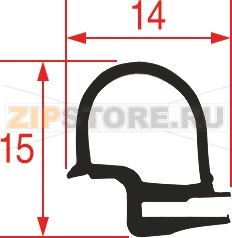 ПРОКЛАДКА ДЛЯ ДВЕРЦЫ ДУХОВКИ, 1000 ММ 