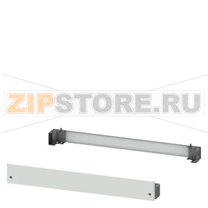 SIVACON, Base, for cabinets with front door H: 100 mm, W: 1200 mm, RAL 7035, 4 feet and 2 masking frames Siemens 8MF1020-2CS 