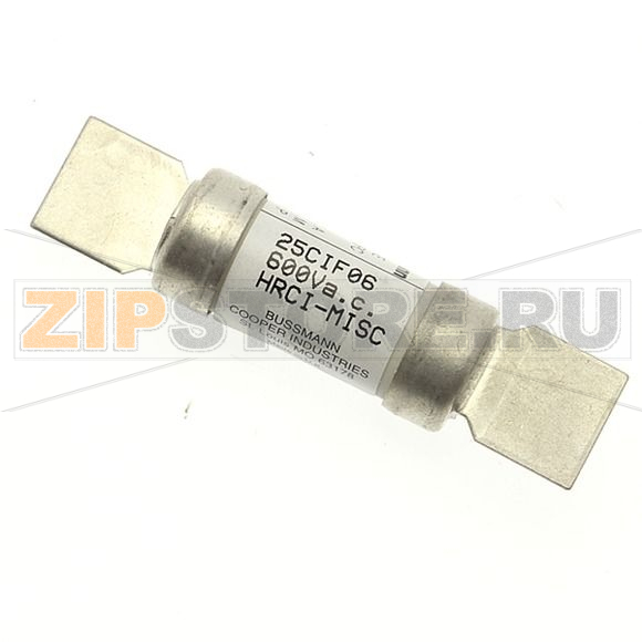 Предохранитель, 25 A, AC 600 В, DC 250 В, 200 кА, HRCI-CB, 14x61 мм, CSA Eaton 25A 600V BRUSH CAN 