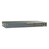 Коммутатор 24xFE (PoE), 2xGE/SFP, LAN Lite Cisco WS-C2960+24PC-S