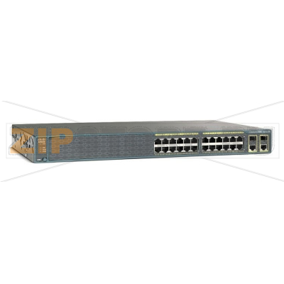 Коммутатор 24xFE (PoE), 2xGE/SFP, LAN Lite Cisco WS-C2960+24PC-S 