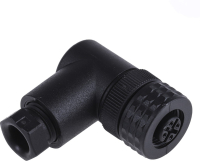 Разъем круглый M12, IP67, 4 контакта Hirschmann ELWIKA 4012 K PG7