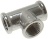 ХРОМИРОВАННОЕ Т-ОБРАЗНОЕ СОЕДИНЕНИЕ FF Ø 3/8"