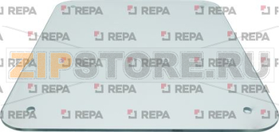 DOOR GLASS FOR OVEN 555x442 mm 