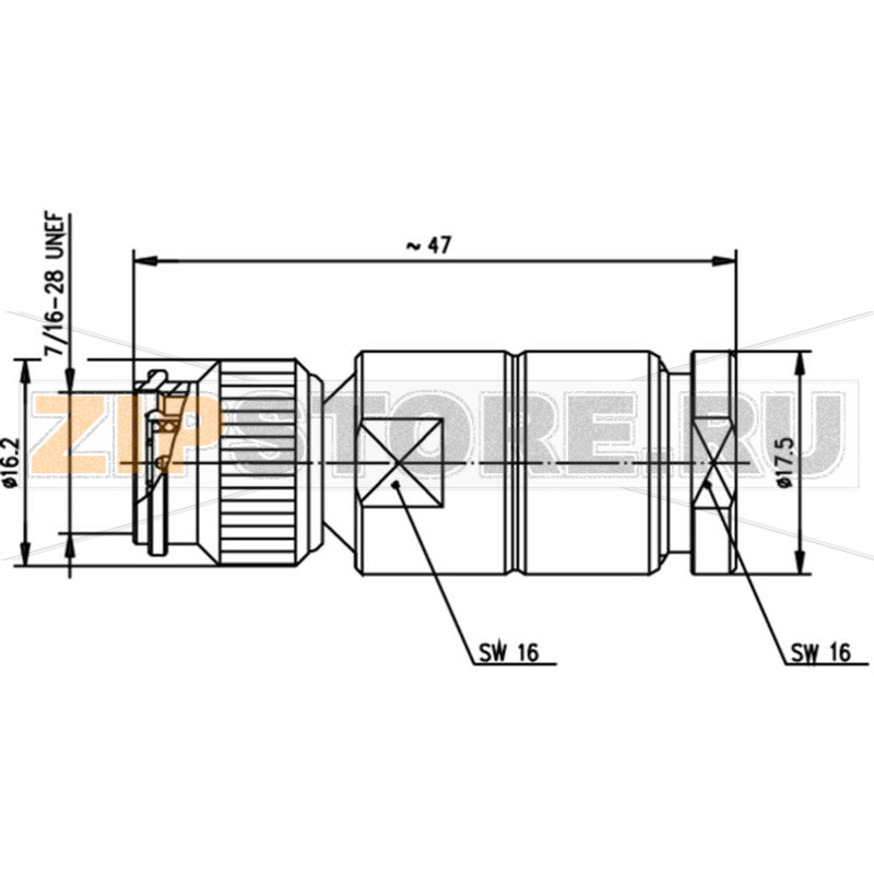 Разъем TNC, 50 Ом, 1 шт Telegärtner J01010A2940 