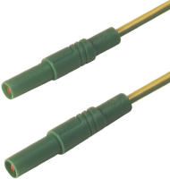 Провод испытательный 2 м, 32 A, 1000 В/AC/DC, зеленый, желтый Hirschmann 934077188