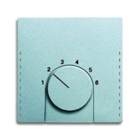 Накладка для терморегулятора, себеребристый алюминий ABB 2CKA001710A3668