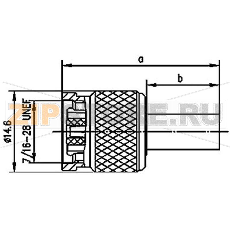 Разъем R-TNC, 50 Ом, 1 шт Telegärtner J01010R0000 