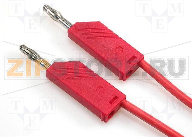 Провод измерительный 1 м, 16 А, 60 В/DC Hirschmann MLN SIL 100/1 RT 