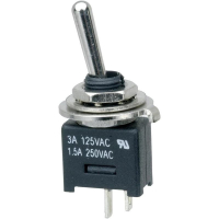 Тумблер 250 В/AC, 3 А, 1 x выкл/вкл, 1 шт SCI MTE101A1