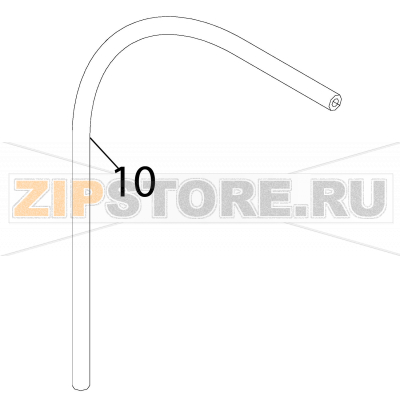 Black rubber pipe Ø 8*4 Fagor FI-64 B Black rubber pipe Ø 8*4 Fagor FI-64 BЗапчасть на деталировке под номером: 10Название запчасти Fagor на английском языке: Black rubber pipe Ø 8*4 FI-64 B.