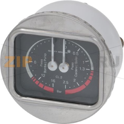 PRESSURE GAUGE FOR BOILER-PUMP ø 63 mm 