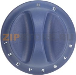 KNOB BLUE ø 76 mm 0-1-2-3-4-5-6-7-8 