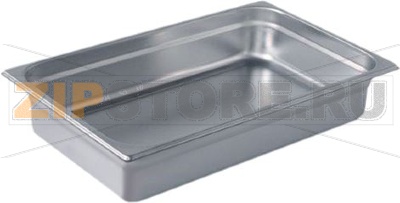 TRAY ST./STEEL GN 1/1 530x352xH100 mm 