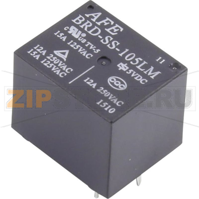 Реле электромагнитное 5 В/DC, 15 А, 1 шт AFE BRD-SS-105LM 