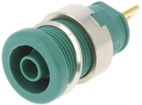 Гнездо 4 мм, 25 А, 1 кВ/DC, зеленое Hirschmann SEB 2610 F4,8 GN