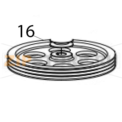 Large triangular belt pulley Hurakan HKN-20SN Large triangular belt pulley Hurakan HKN-20SNЗапчасть на деталировке под номером: 16