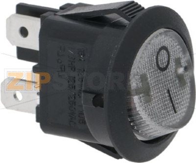 ДВУПОЛЮСНЫЙ ПЕРЕКЛЮЧАТЕЛЬ ЯРКИЙ Ø 20 ММ 