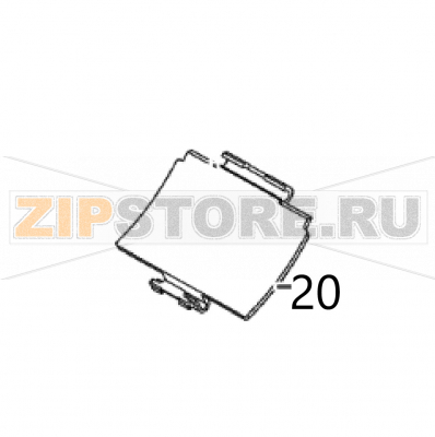 Maintenance lid Sato FX3-LX Maintenance lid Sato FX3-LXЗапчасть на деталировке под номером: 20Название запчасти на английском языке: Maintenance lid Sato FX3-LX.