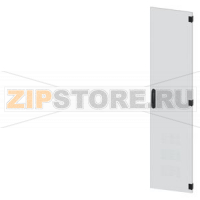 SIVACON, door, on the right, ventilated, IP40, H: 1800 mm, W: 400 mm, RAL 7035, Protection class 1 Siemens 8MF1840-2UT14-2BA2