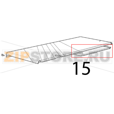 Isolamento Scotsman AF 206 Isolamento Scotsman AF 206Запчасть на деталировке под номером: 15