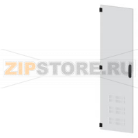 SIVACON, door, left, ventilated, IP40, H: 1800 mm, W: 450 mm, RAL 7035, Protection class 1 Siemens 8MF1870-2UT15-2BA2
