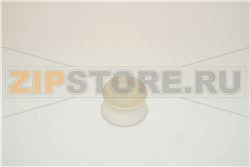 GROMMET, SILICONE W/FLANGE 