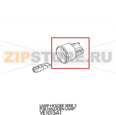 Lamp holder serie 2 for halogen lamp Unox XVC 304 Lamp holder serie 2 for halogen lamp Unox XVC 304Запчасть на деталировке под номером: 58Название запчасти на английском языке: Lamp holder serie 2 for halogen lamp Unox XVC 304