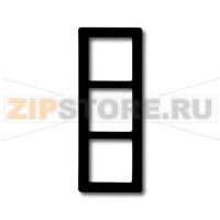 Рамка трехместная, антрацитовая ABB 2CKA001730A0241