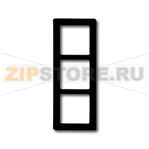 Рамка трехместная, антрацитовая ABB 2CKA001730A0241 