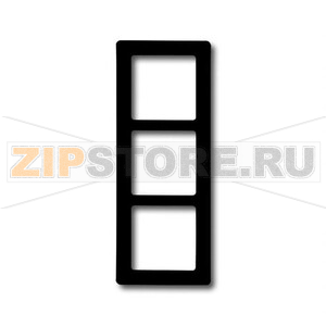 Рамка трехместная, антрацитовая ABB 2CKA001730A0241 
