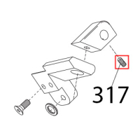 Vite senza testa DIN916, M5x6NE Sirman Palladio 350 Automec