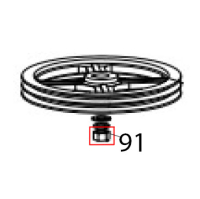 Hex nut Hurakan HKN-20SN2V