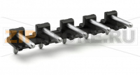 Штекерная колодка с выводами под пайку; 1.4 mm O solder pin; угловые; Шаг контактов 7,5 мм; 2-пол.; черные Wago 2092-3722